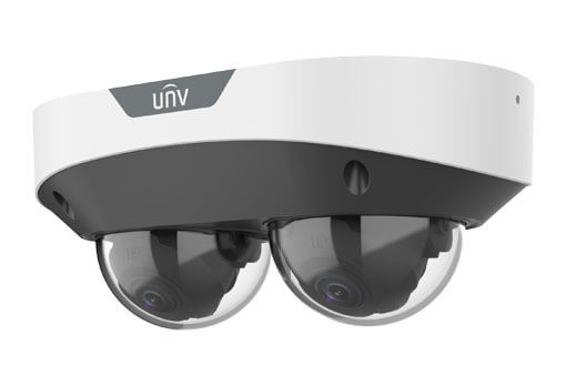 Uniview UNV 4MP LightHunter Dual Lense Fixed Dome IP Camera 4mm | IPC3224SS-ADF28K-I1