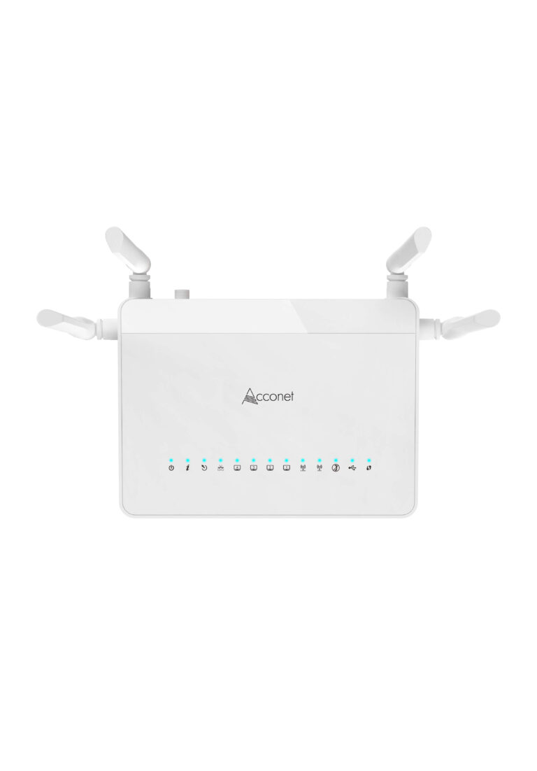 Acconet WiFi 5 xPON 4 Port Gigabit Wireless ONU/ONT