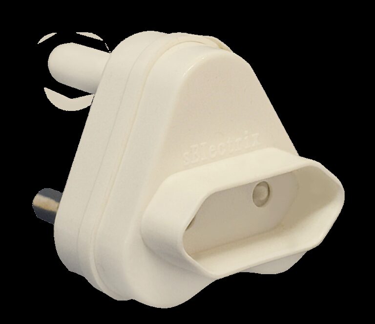 Acconet Adaptor with 1x 5A 2 Pin / Euro Adaptor | AC-PLUG- 2PIN-5A