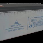 Acconet 12V AGM 200Ah Deep Cycle Battery | AC-BAT-VRLA-12V200AH