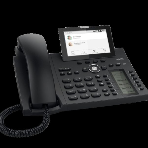Snom D385 12-line Desktop SIP Phone - No PSU Included - Hi-Res Colour TFT Display - USB