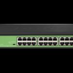 BDCOM 24-Port Gigabit PoE Switch (24-Port PoE + 2-Port Gigabit SFP) 280W PoE Budget