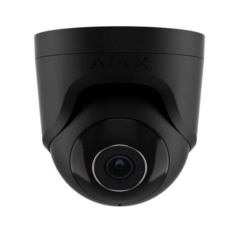 AJAX Security - 5MP IP Black Turret Camera with a 4.00 mm focused Lens | AJAX-TURRET-5MP-4-B