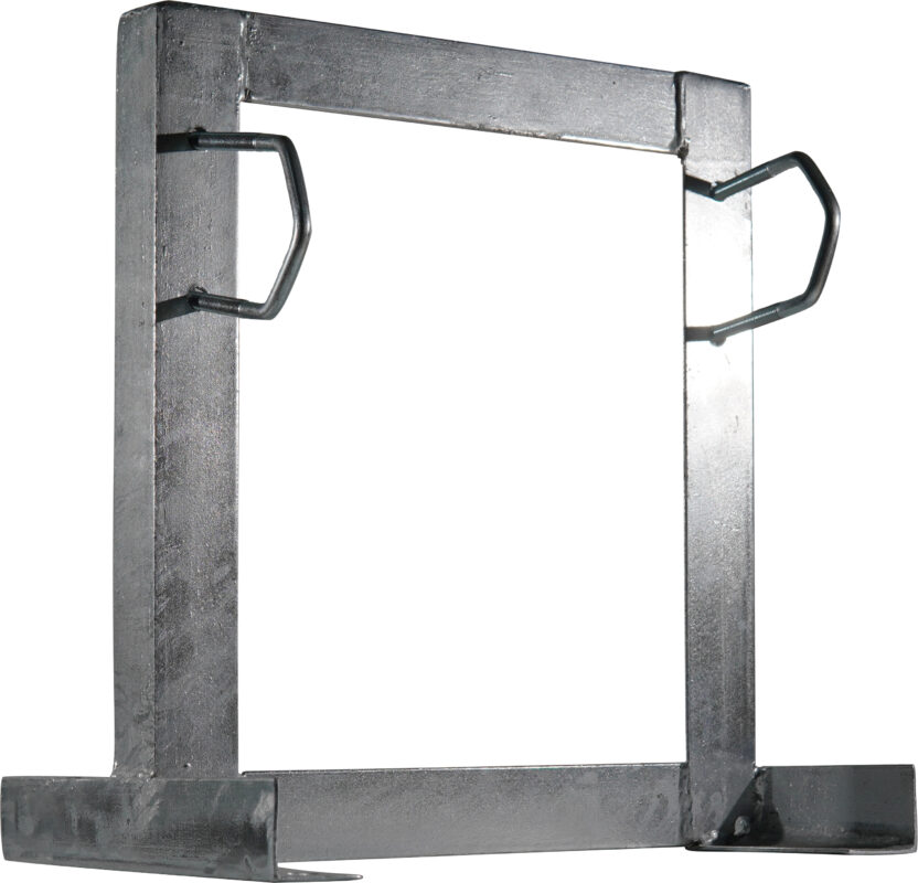 Square Wall Mount Bracket Offset Two Clamp Galvanised |TMP-SB-250-B