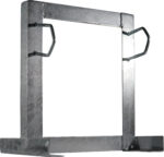 Square Wall Mount Bracket Offset Two Clamp Galvanised |TMP-SB-250-B