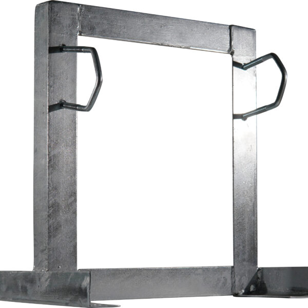 Square Wall Mount Bracket Offset Two Clamp Galvanised |TMP-SB-250-B
