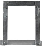 Square Wall Mount Bracket Offset Two Clamp Galvanised |TMP-SB-250-B - Image 3
