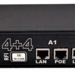 Micro Instruments - 8 Channel Gigabit POE Injector with a remote management Ethernet Port