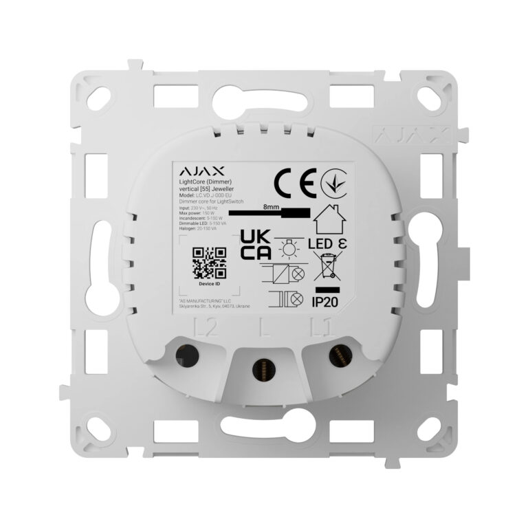 AJAX Security - LightCore (Dimmer) Smart Switch