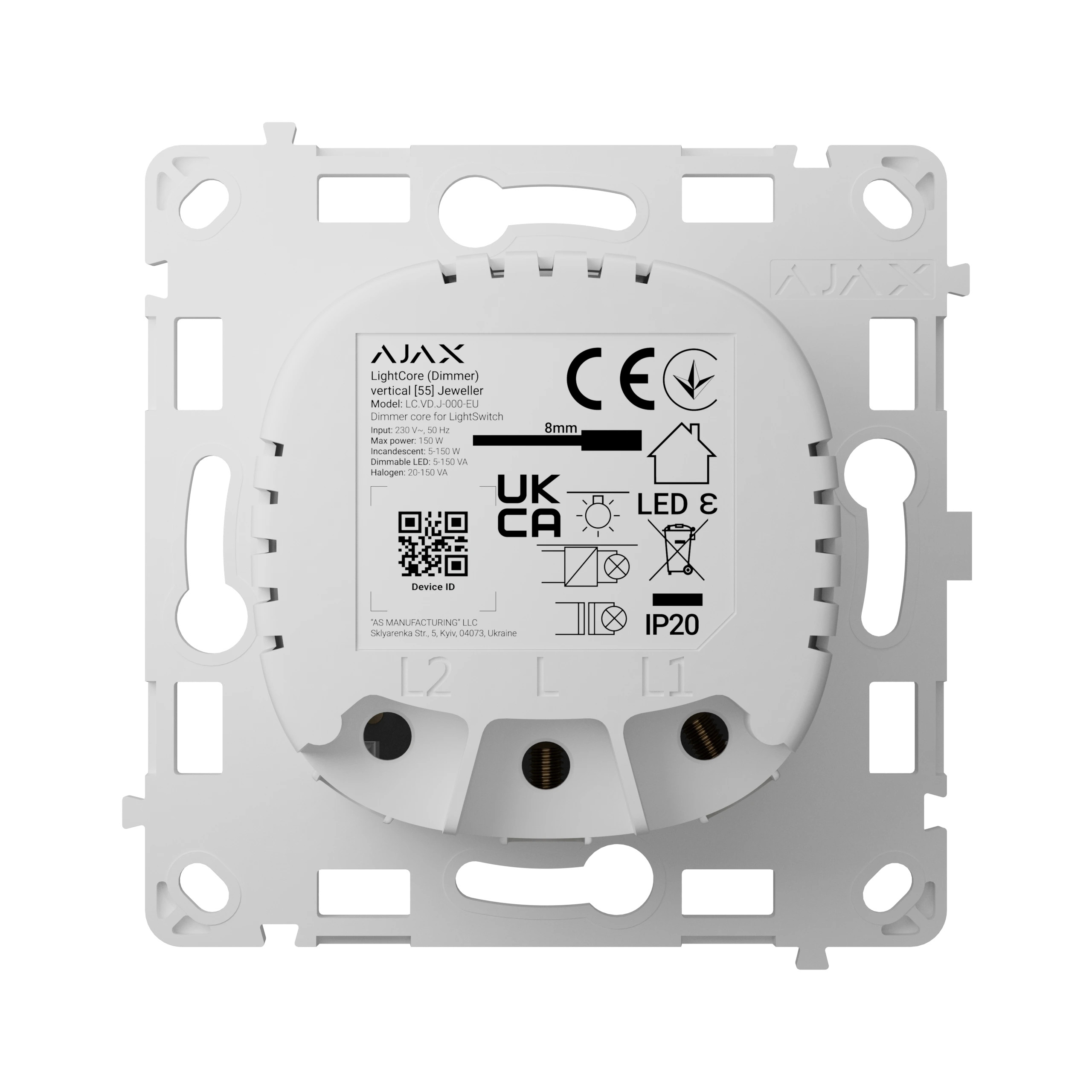 AJAX Security - LightCore (Dimmer) Smart Switch AJAX Security - LightCore (Dimmer) Smart Switch