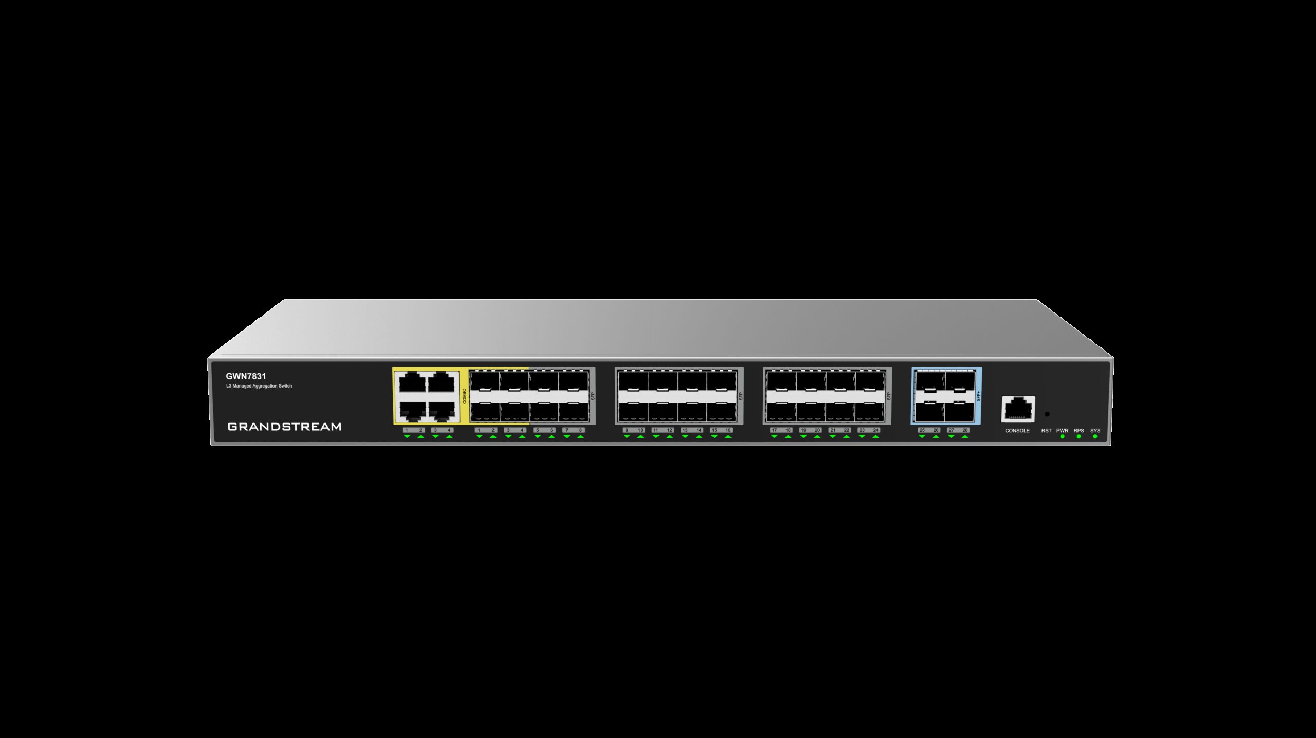 Grandstream Enterprise L3 Aggregation Managed Switch | GWN7831 Grandstream Enterprise L3 Aggregation Managed Switch | GWN7831