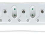 Acconet 10-Way Multiplug with 5x 16A SA and 4x 5A 2 Pin + 1 Round Socket | AC-MPLUG-SURGE-10