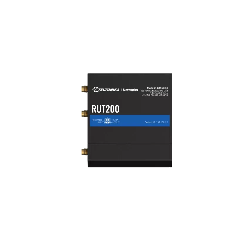 Teltonika 4G/LTE WiFi 4 Industrial Cellular Router | RUT200 Teltonika 4G/LTE WiFi 4 Industrial Cellular Router | RUT200
