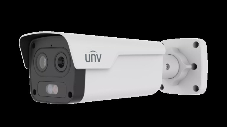 Uniview UNV 4MP Thermal Dual Spectrum Bullet IP Camera 6mm(7mm Thermal) | TIC2A32SA-F7-4F6AC-I1