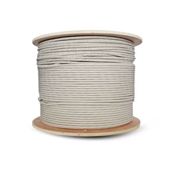 Essential CAT6 Indoor Ethernet Cable 500m Grey Solid Copper UTP Roll | CAT6-500-SC-GEN