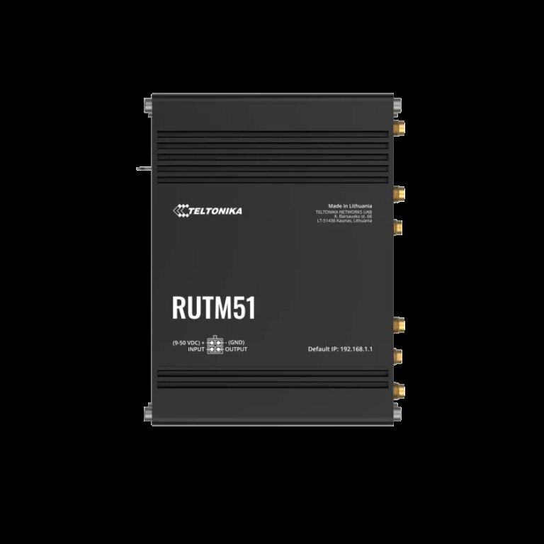 Teltonika Industrial 5G Dual SIM Router | RUTM51