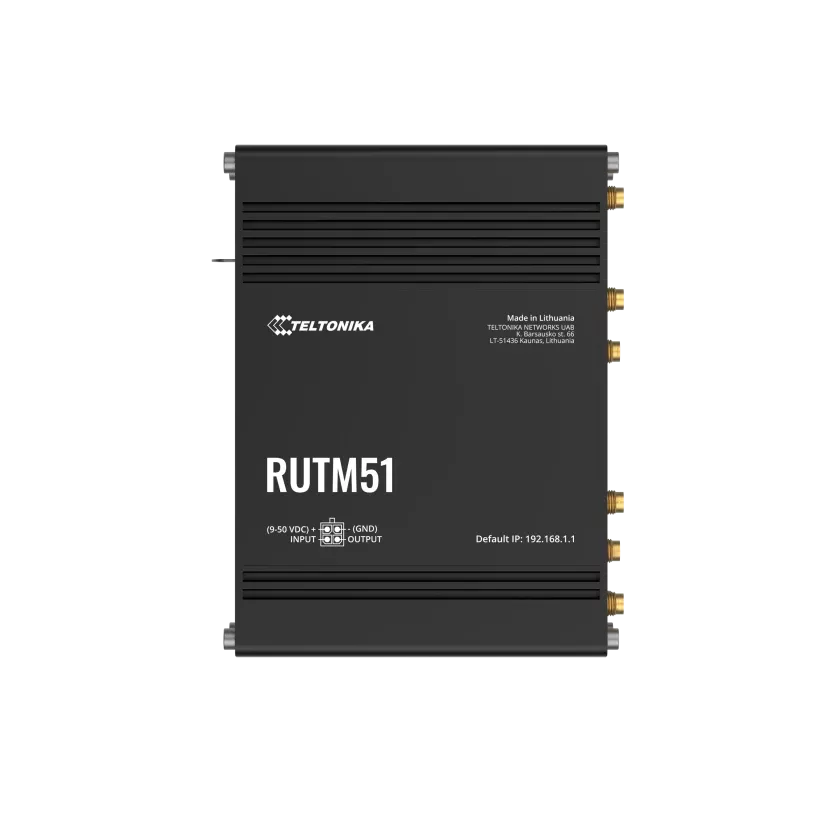 Teltonika Industrial 5G Dual SIM Router | RUTM51 Teltonika Industrial 5G Dual SIM Router | RUTM51
