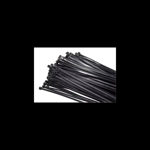 Acconet 100 Pack Black 200x4.8mm Cable Tie | AC-CT-200x48-B