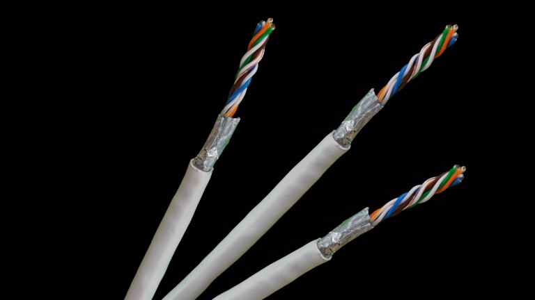 Acconet CAT6 Indoor Ethernet Cable 100m White CCA STP Pull Box | CAT6-100-STP