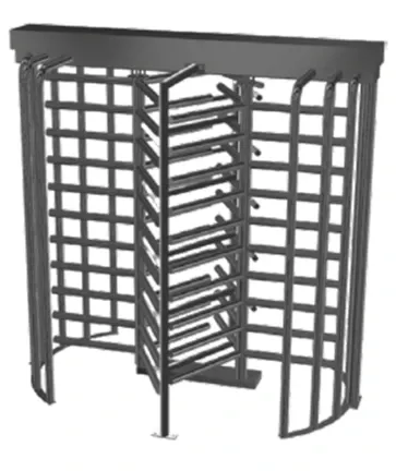 ZKTeco FHTSA2400 Heavy Duty Full Height Double Turnstile | ZKEC00228