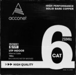 Acconet CAT6 Indoor Ethernet Cable 100m White Solid Copper UTP Pull Box | CAT6-100-SC - Image 3