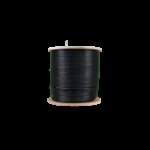 Essential CAT5 UV Outdoor Ethernet Cable 500m Black Solid Copper SF/TP Roll | CAT5U-500-GEN-SC