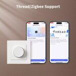 Aqara Dimmer Switch H2 EU 2 in 1 With Neutral & No Neutral (Grey) | AQ-CTRL-DIM-SW-WALL-G - Image 4