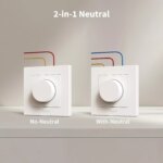 Aqara Dimmer Switch H2 EU 2 in 1 With Neutral & No Neutral (White)  | AQ-CTRL-DIM-SW-WALL-W - Image 7