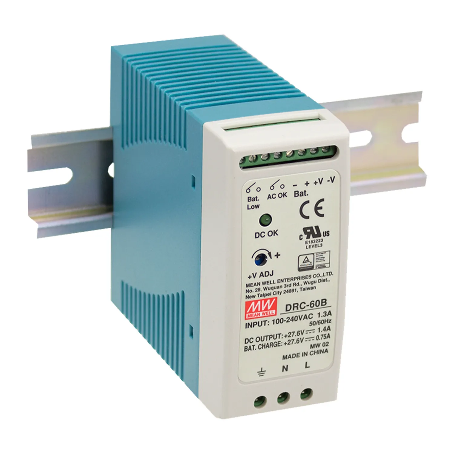 Mean Well - 60W SINGLE OUTPUT WITH BAT/CHARG Mean Well - 60W SINGLE OUTPUT WITH BAT/CHARG