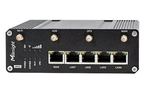Milesight UR35 4G Industrial Router | UR35-L04EU-G-P-W Milesight UR35 4G Industrial Router | UR35-L04EU-G-P-W