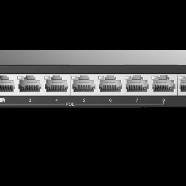 Uniview UNV 8-Port PoE Switch 88W with 2 Uplinks | NSW2020-10T-POE-IN