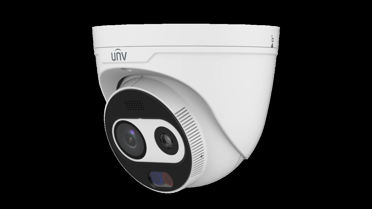 Uniview UNV 4MP Thermal Dual Spectrum Turret IP Camera 4mm(3mm Thermal) | TIC3612SA-F3-4F4AC-I1