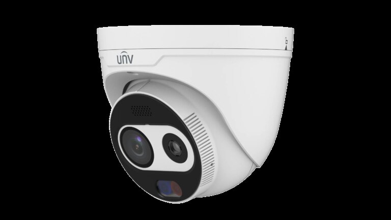 Uniview UNV 4MP Thermal Dual Spectrum Turret IP Camera 4mm(3mm Thermal) | TIC3612SA-F3-4F4AC-I1