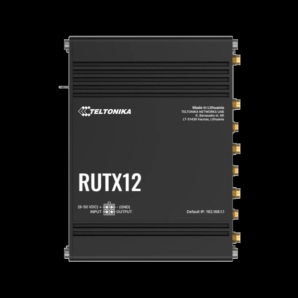 Teltonika Dual SIM Cat 6 Industrial Router | RUTX12