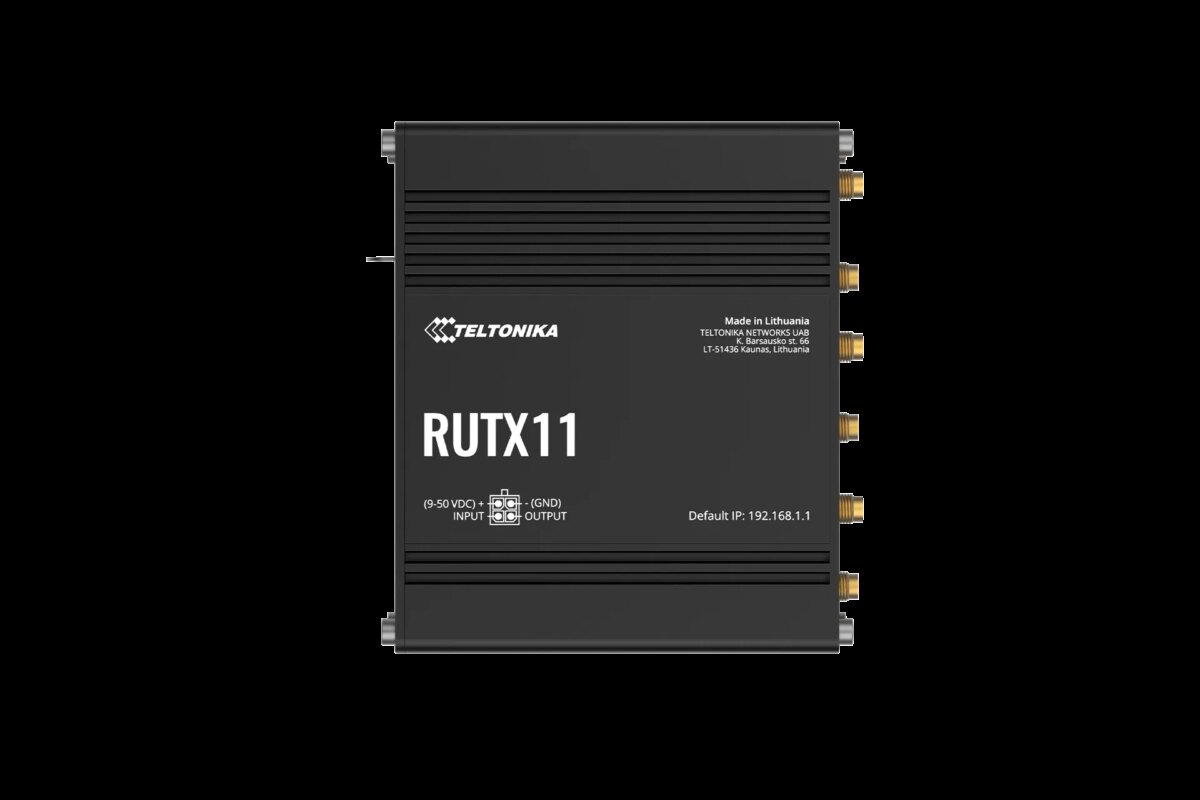 Teltonika Industrial LTE Cat6 WiFI IoT Router | RUTX11