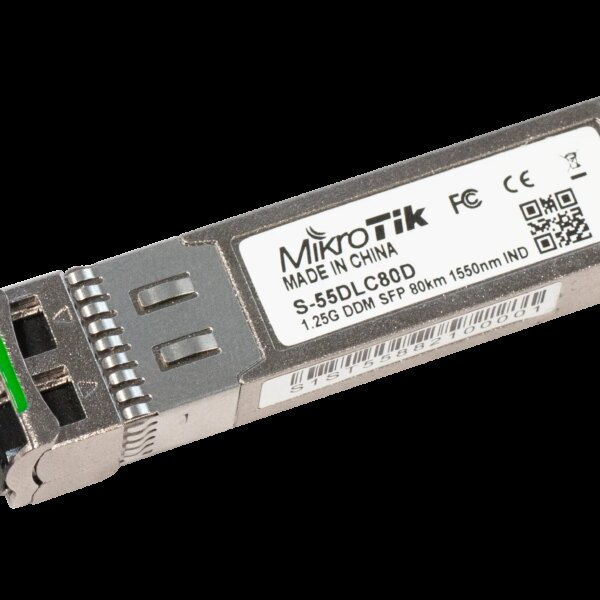 MikroTik Single-mode SFP Module 80Km Dual LC-Connector | MT-RBSFP-SM-81