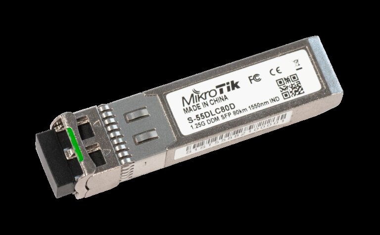 MikroTik Single-mode SFP Module 80Km Dual LC-Connector | MT-RBSFP-SM-81