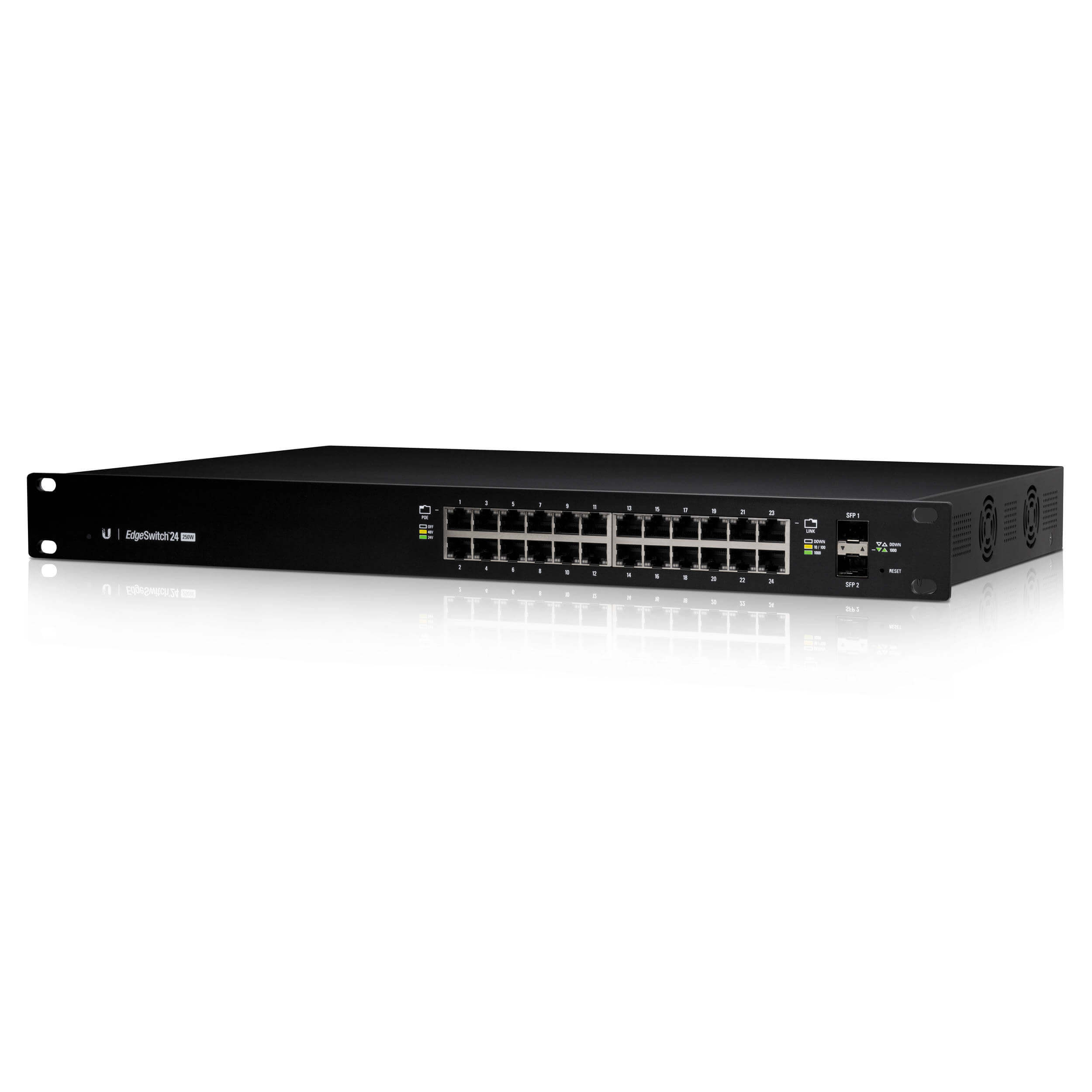 Ubiquiti UISP EdgeSwitch 24 Port 250W PoE 2xSFP | ES-24-250W Ubiquiti UISP EdgeSwitch 24 Port 250W PoE 2xSFP | ES-24-250W