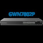 Grandstream Enterprise L2++ 16 port Managed GbE PoE Switch 250W | GWN7802P-PRO