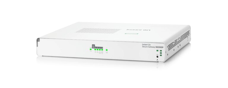HPE Instant On 5-Port 2.5G PoE+ Secure Gateway | SG2505P