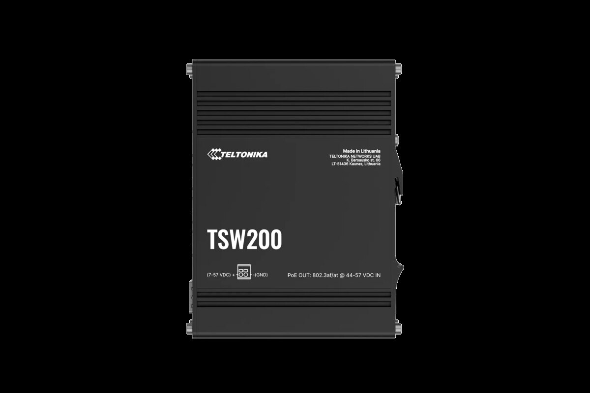 Teltonika 8-Port Gigabit PoE+ Ethernet Switch | TSW200