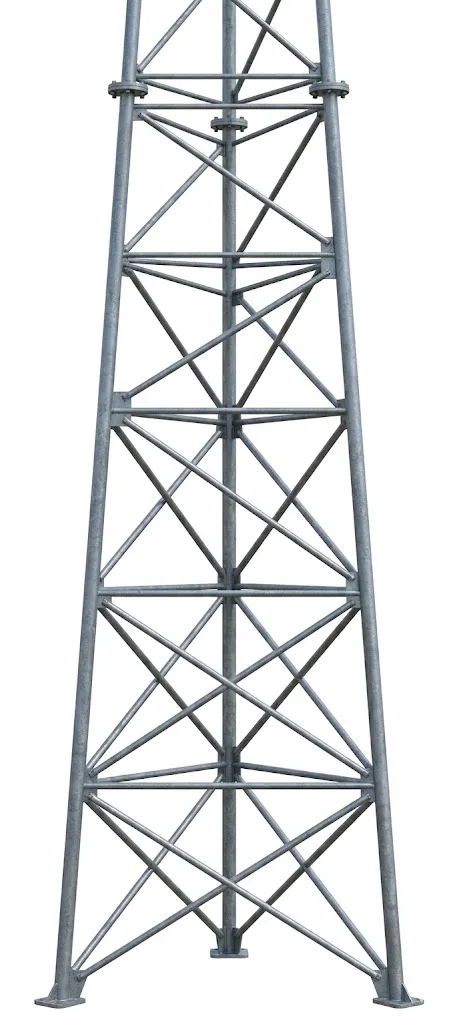 Acconet Lattice Mast AF1200-480 Conical Base 2 x 3m sections