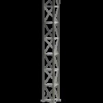 Lattice Mast 3m Section (Revised). ZigZag bracing and flange joint.