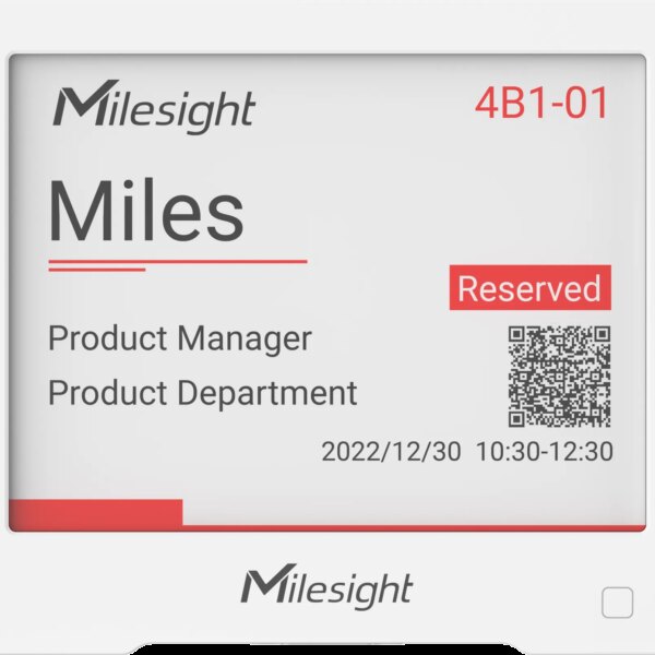 Milesight IoT E-Ink Display 4.2 inch | MLS-SNSR-DS3604