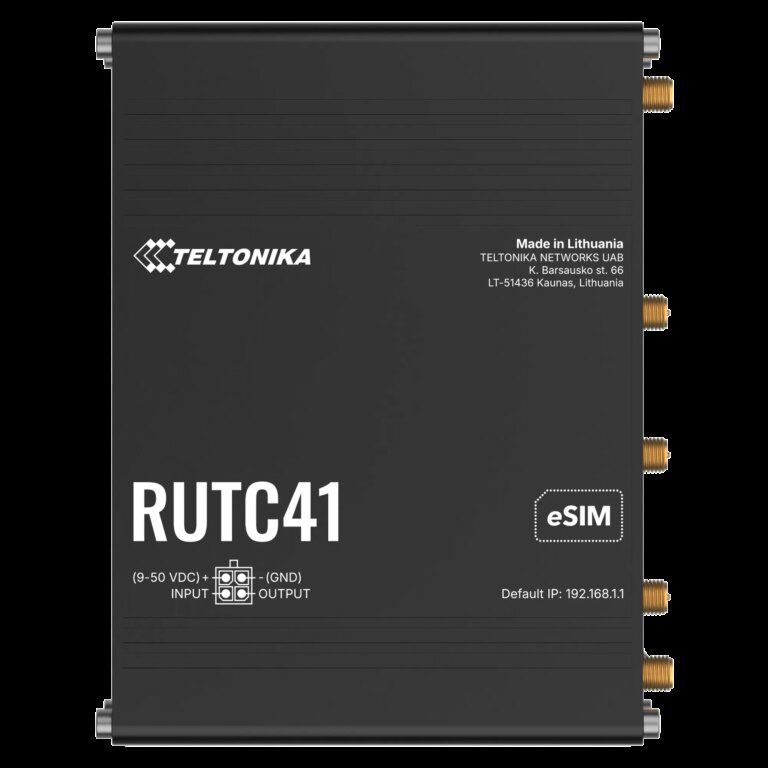Teltonika industrial 4G Wireless Router with WiFi 6 | RUTC41