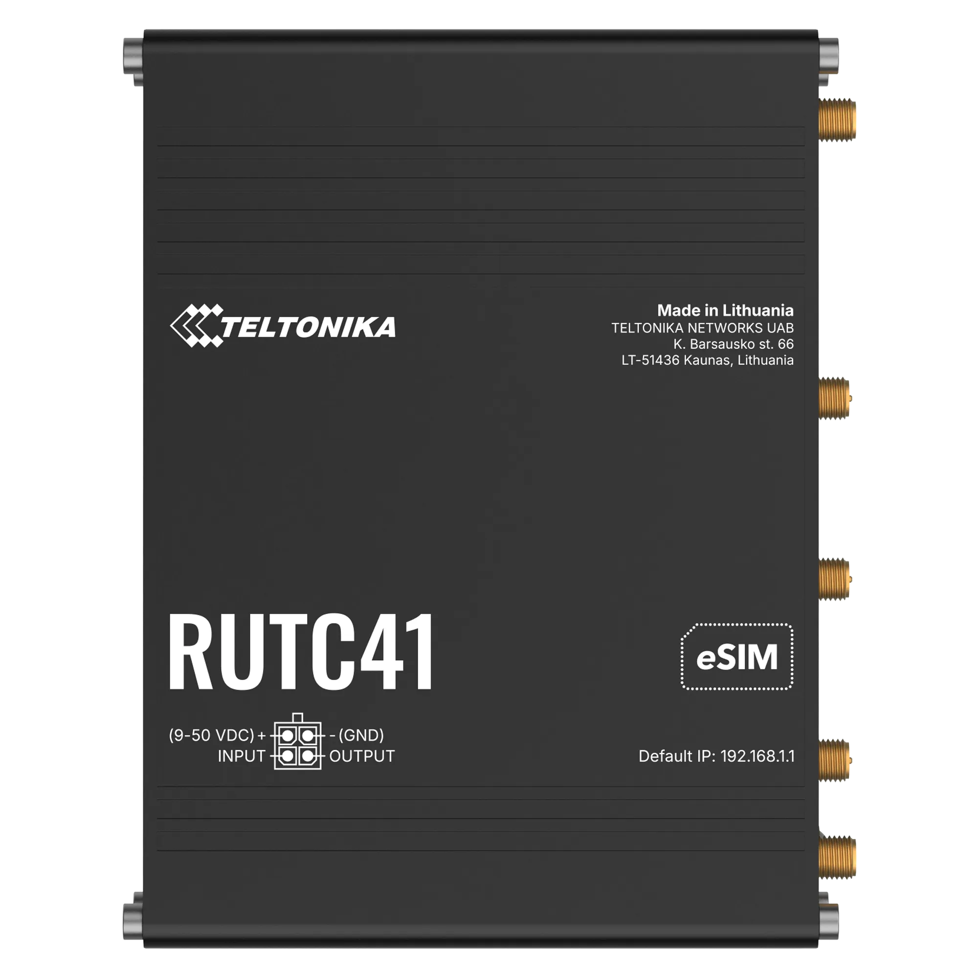 Teltonika industrial 4G Wireless Router with WiFi 6 | RUTC41 Teltonika industrial 4G Wireless Router with WiFi 6 | RUTC41