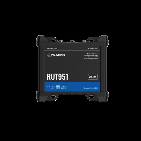 Teltonika Industrial 4G WiFi IoT Router E-Sim version | RUT951