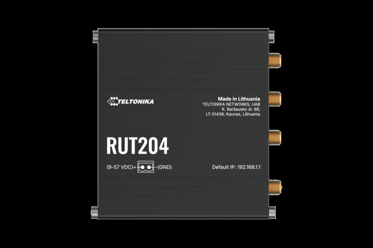 Teltonika 4G/LTE WiFi 4 Industrial CAN Bus Cellular Router | RUT204