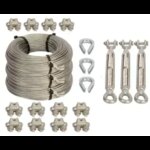 Heavy-duty Lattice Mast - 21m Guy rope kit | MAST-GR-21M