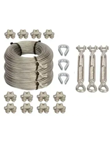 Heavy-duty Lattice Mast - 21m Guy rope kit | MAST-GR-21M